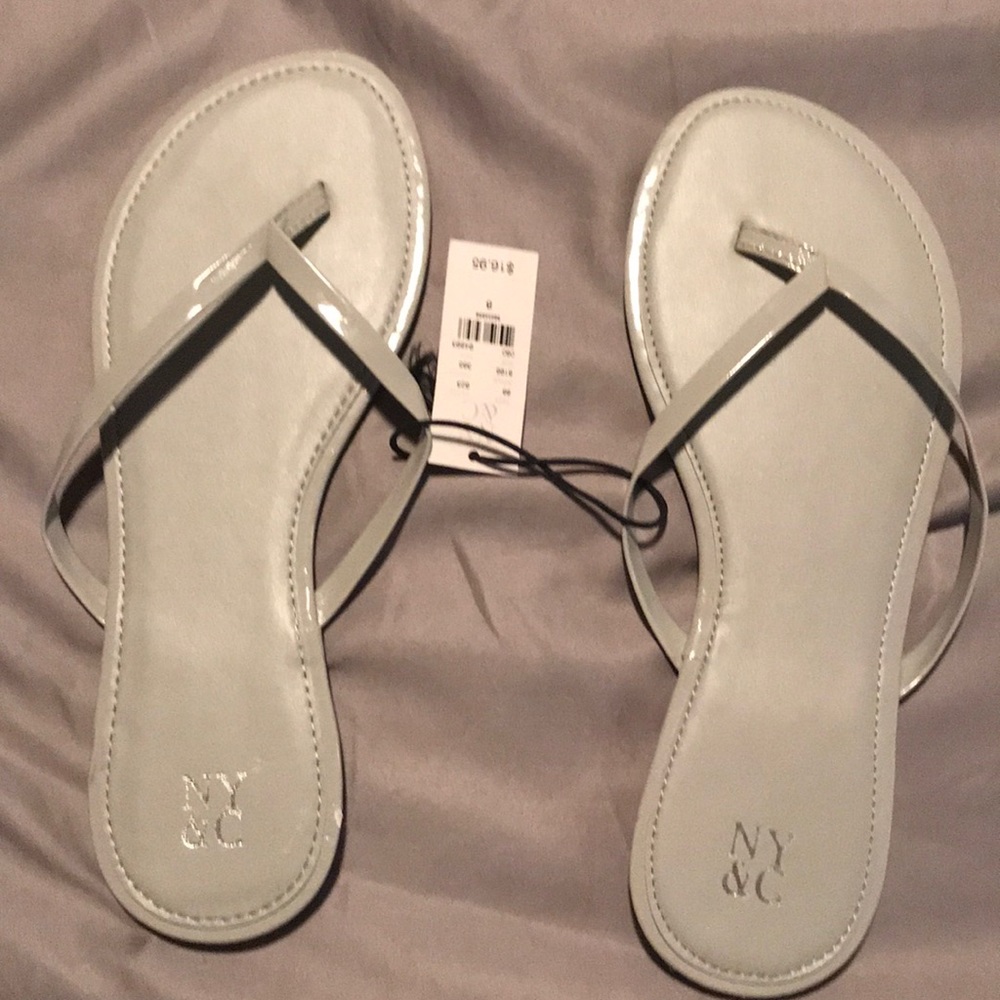 Grey sandals